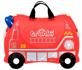 Trunki detský kufor 18 l Odtiene červenej